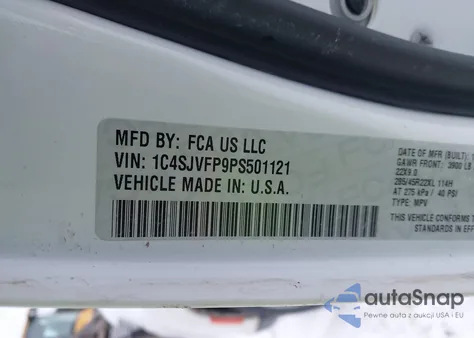 2023 Jeep Grand Wagoneer Series Ii 4X4 z USA, uszkodzony, nr VIN 1C4SJVFP9PS501121